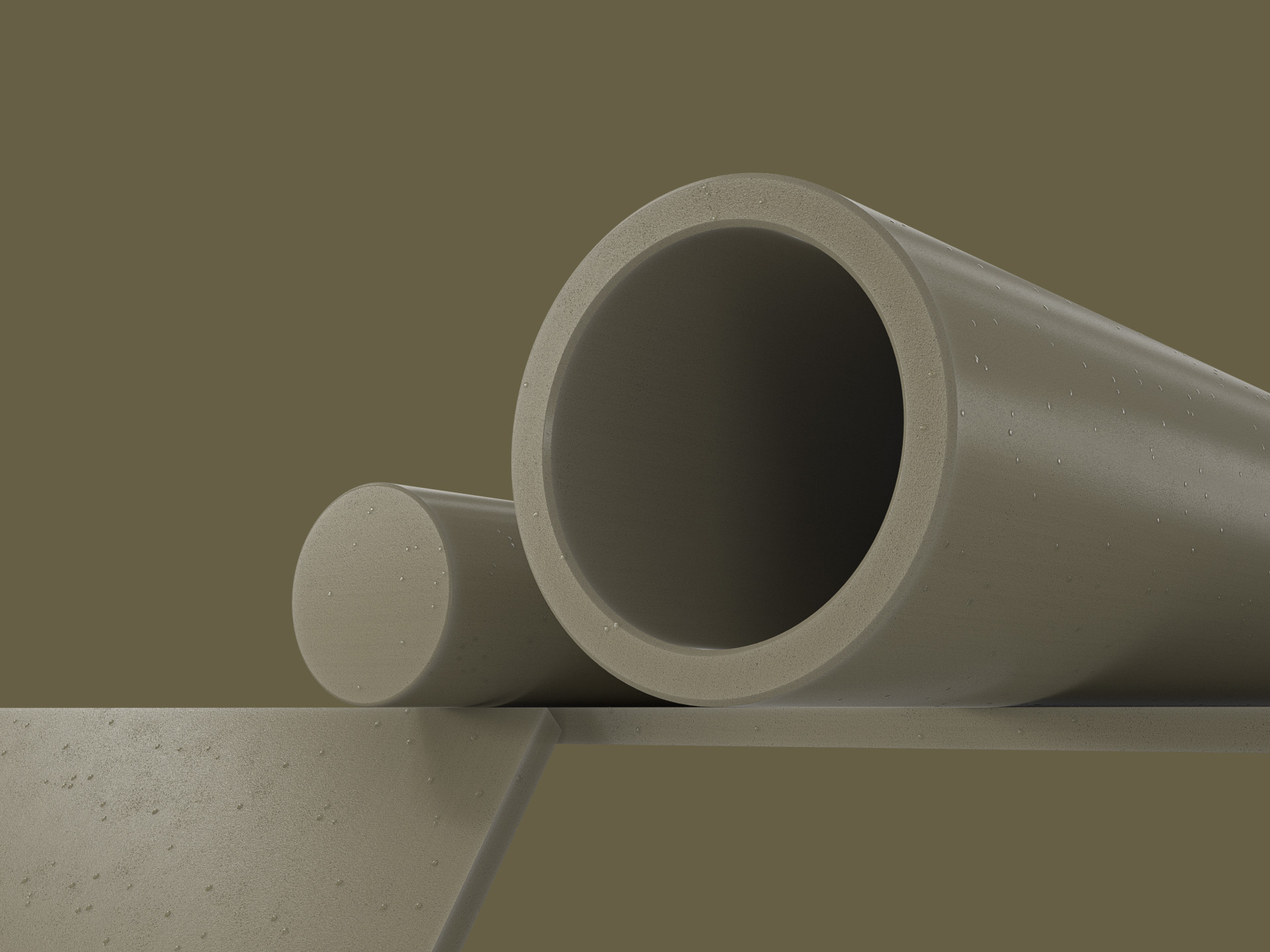 TIVAR® Arctic UHMW-PE plastic stock shapes